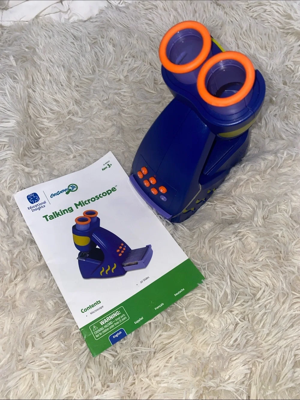 Talking Microscope Educational Toy